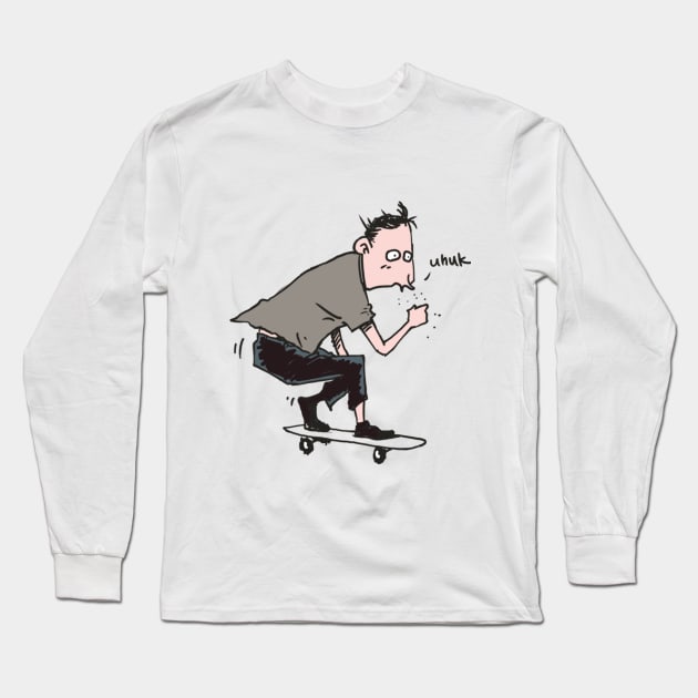 Skater flu Long Sleeve T-Shirt by Genardi
